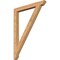 Ekena Millwork Traditional Slat Smooth Bracket, Western Red Cedar, 3 1/2"W x 36"D x 48"H BKT04X36X48TRA06SWR - alternate 1